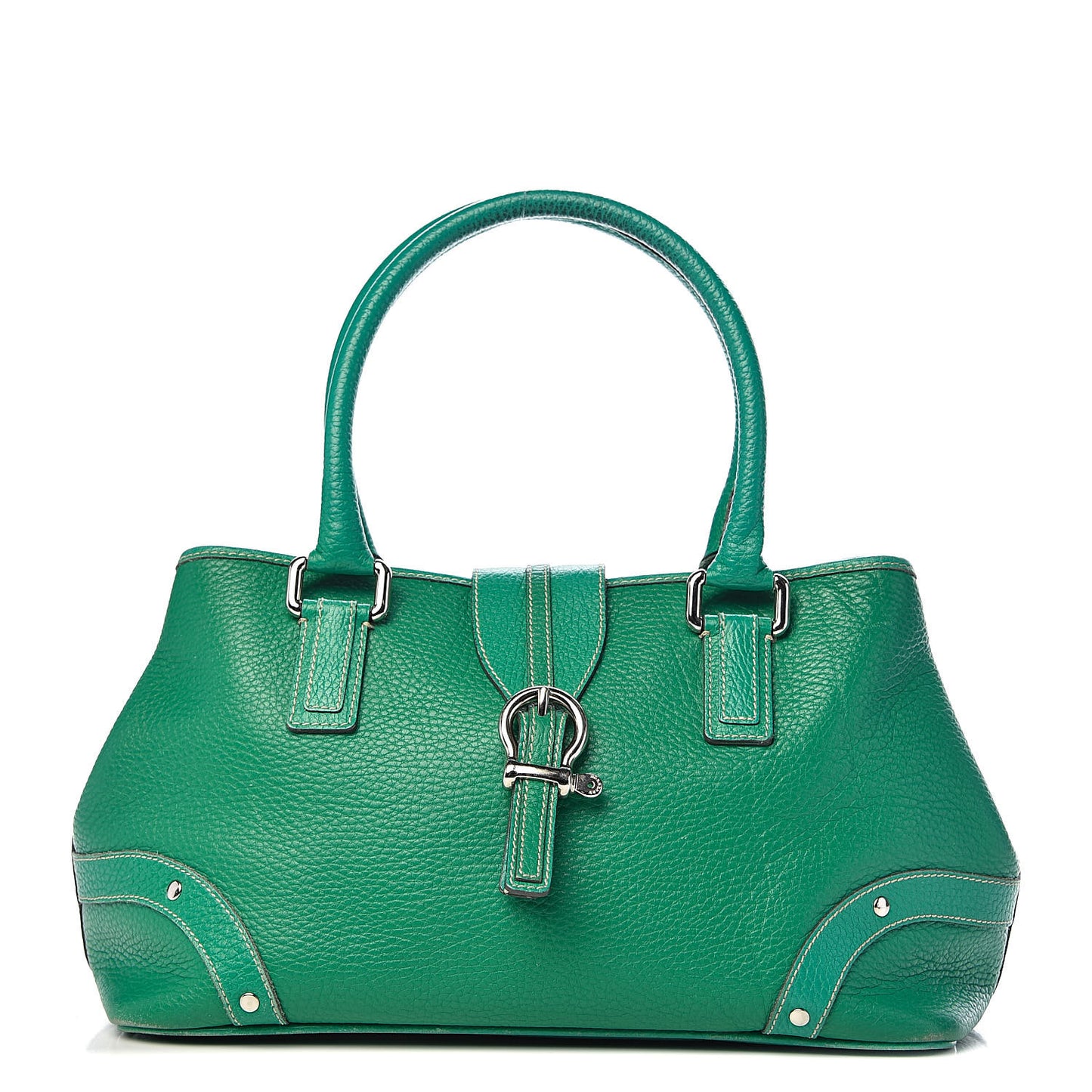 Calfskin Shoulder Bag Green