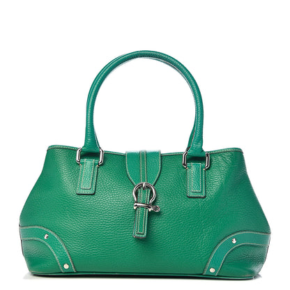 Burberry Calfskin Shoulder Bag Green 1 of 18
