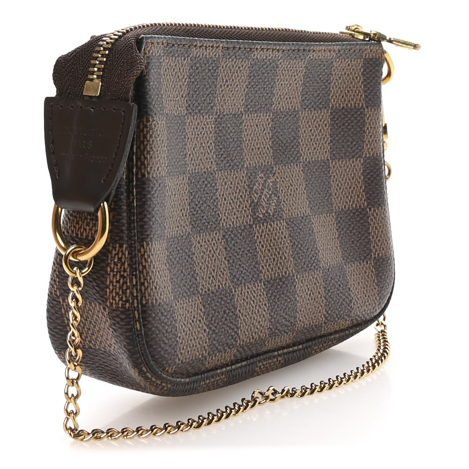 Louis Vuitton Damier Ebene Mini Pochette Accessories 3 of 8