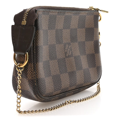 Louis Vuitton Damier Ebene Mini Pochette Accessories 3 of 8