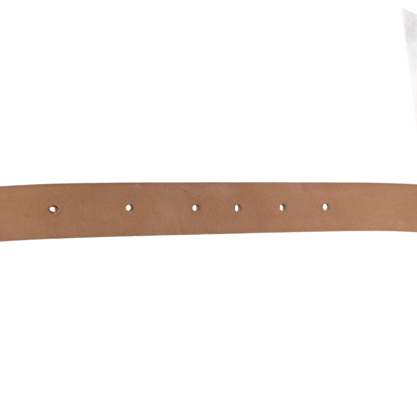 Metallic Calfskin Baguette Crystal CC Belt 85 34 Silver