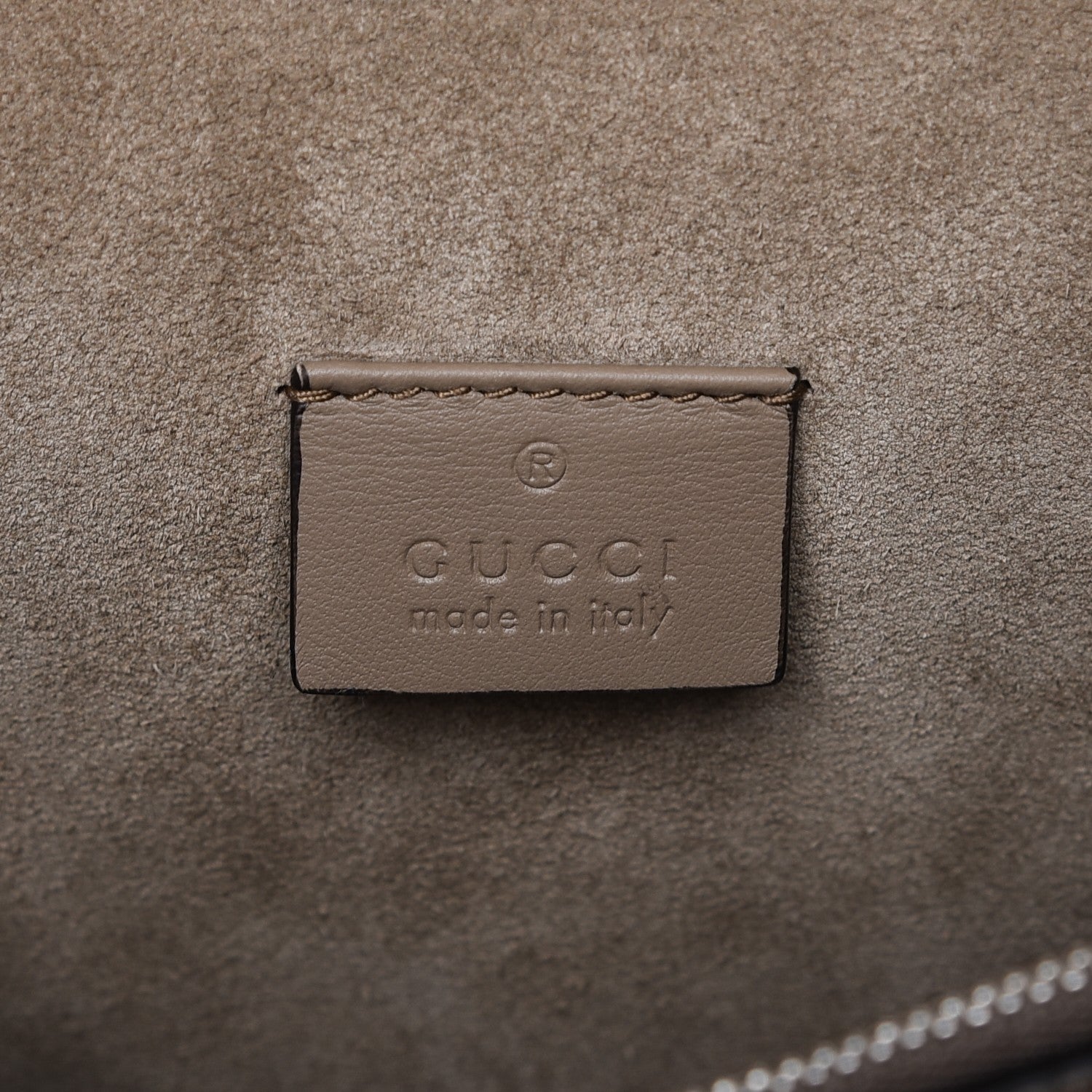 Gucci GG Supreme Monogram Medium Dionysus Shoulder Bag Taupe 6 of 7