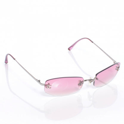 Chanel Frameless Sunglasses 4002 Pink 3 of 5