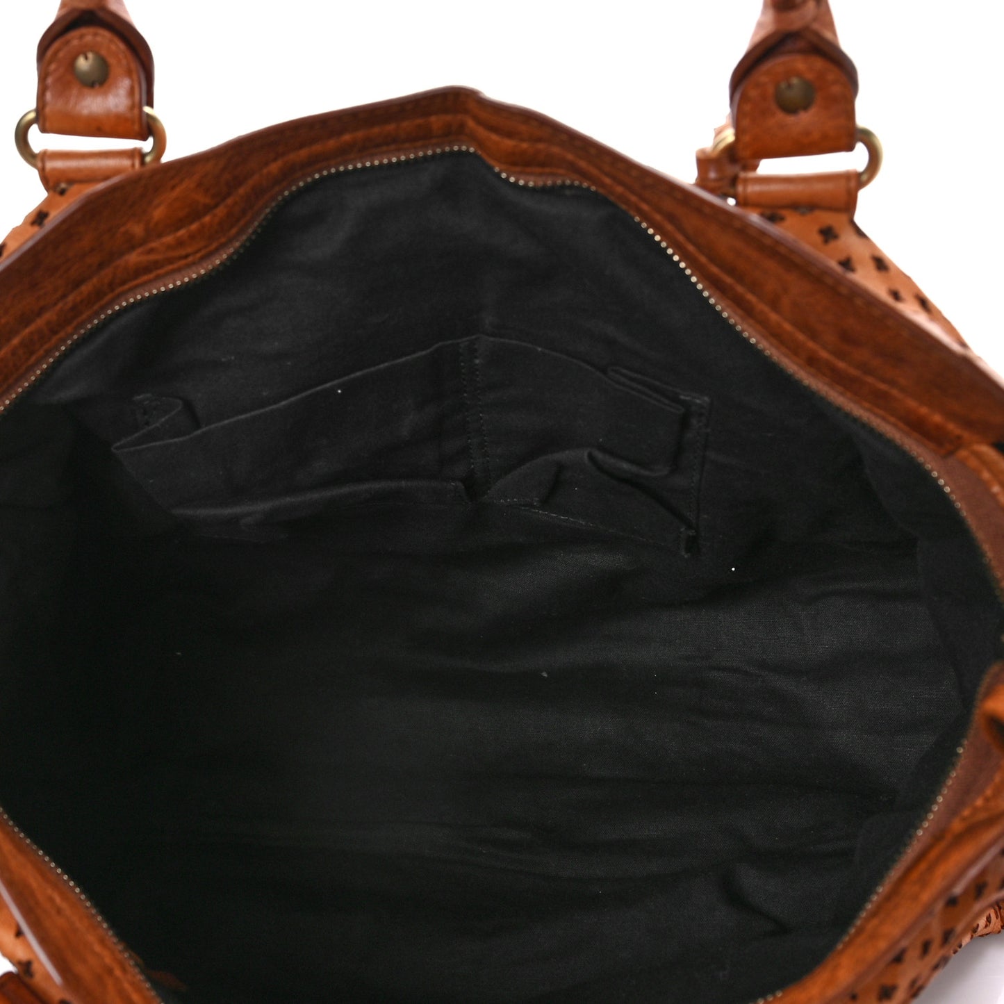 Agneau Laser Cut Cross Classic Gold Hardware City