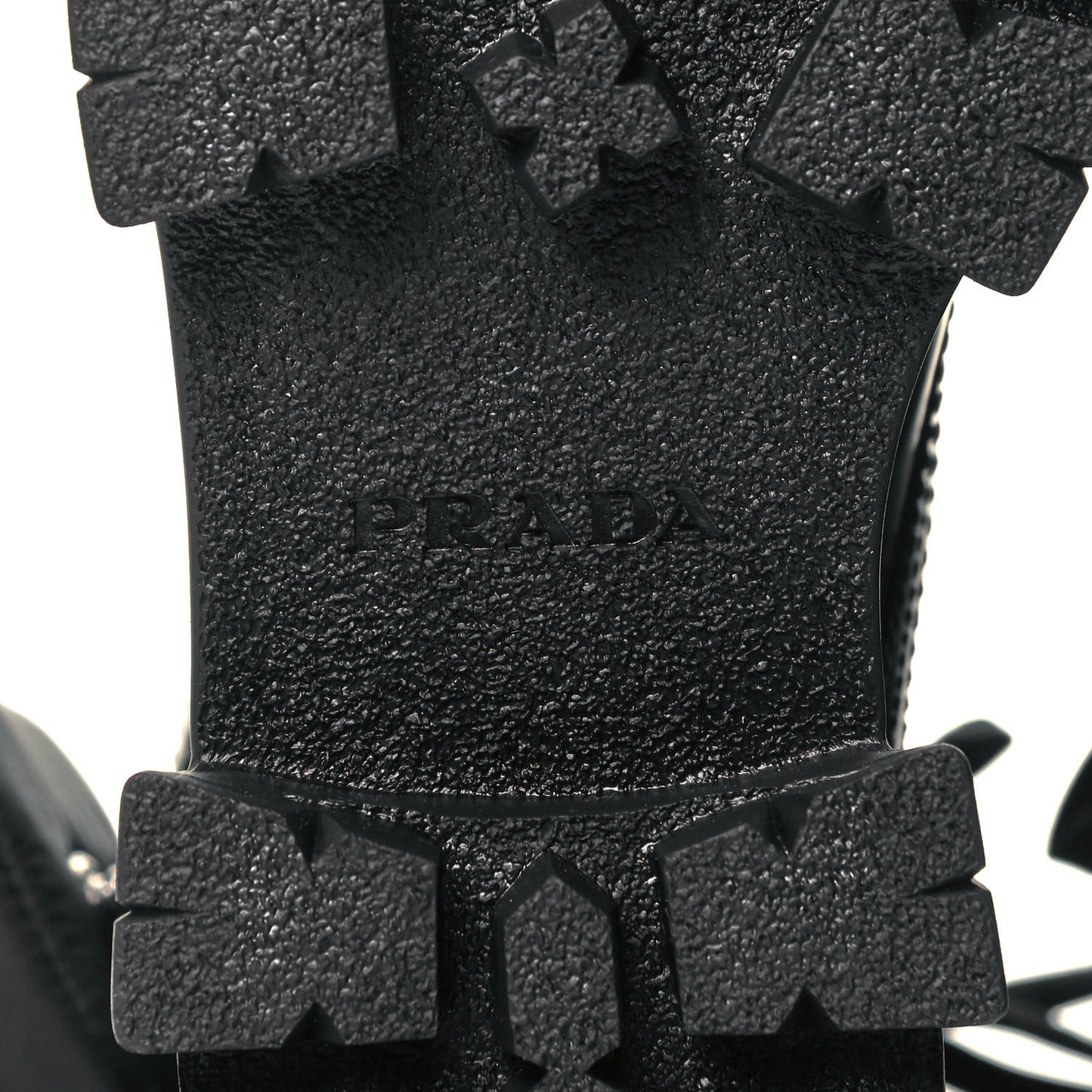 Spazzolato Rois Nylon Metal Triangle Logo Monolith Pouch Pocket 55mm Boots 38.5 Black