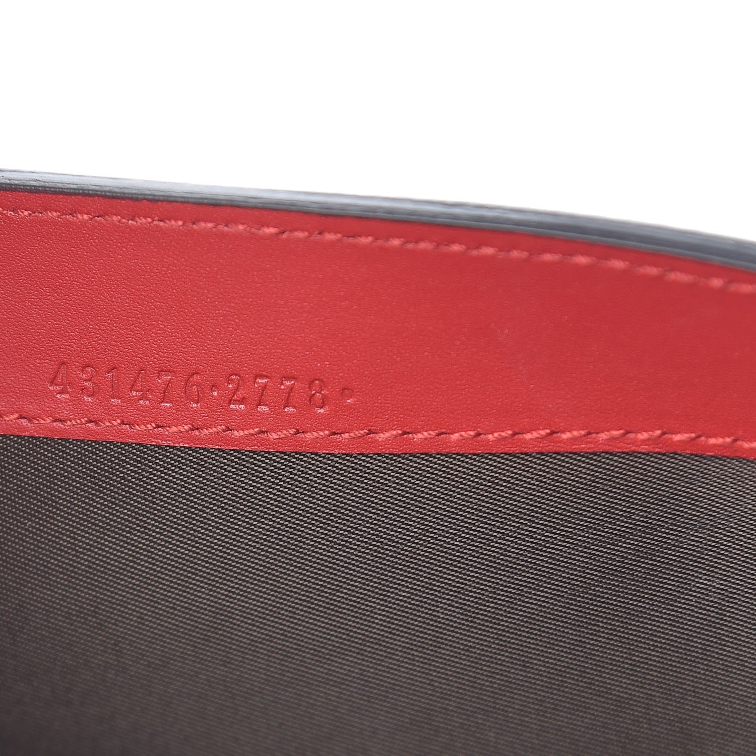 Gucci GG Supreme Monogram Mini Peony Pearly Clutch Red 7 of 7