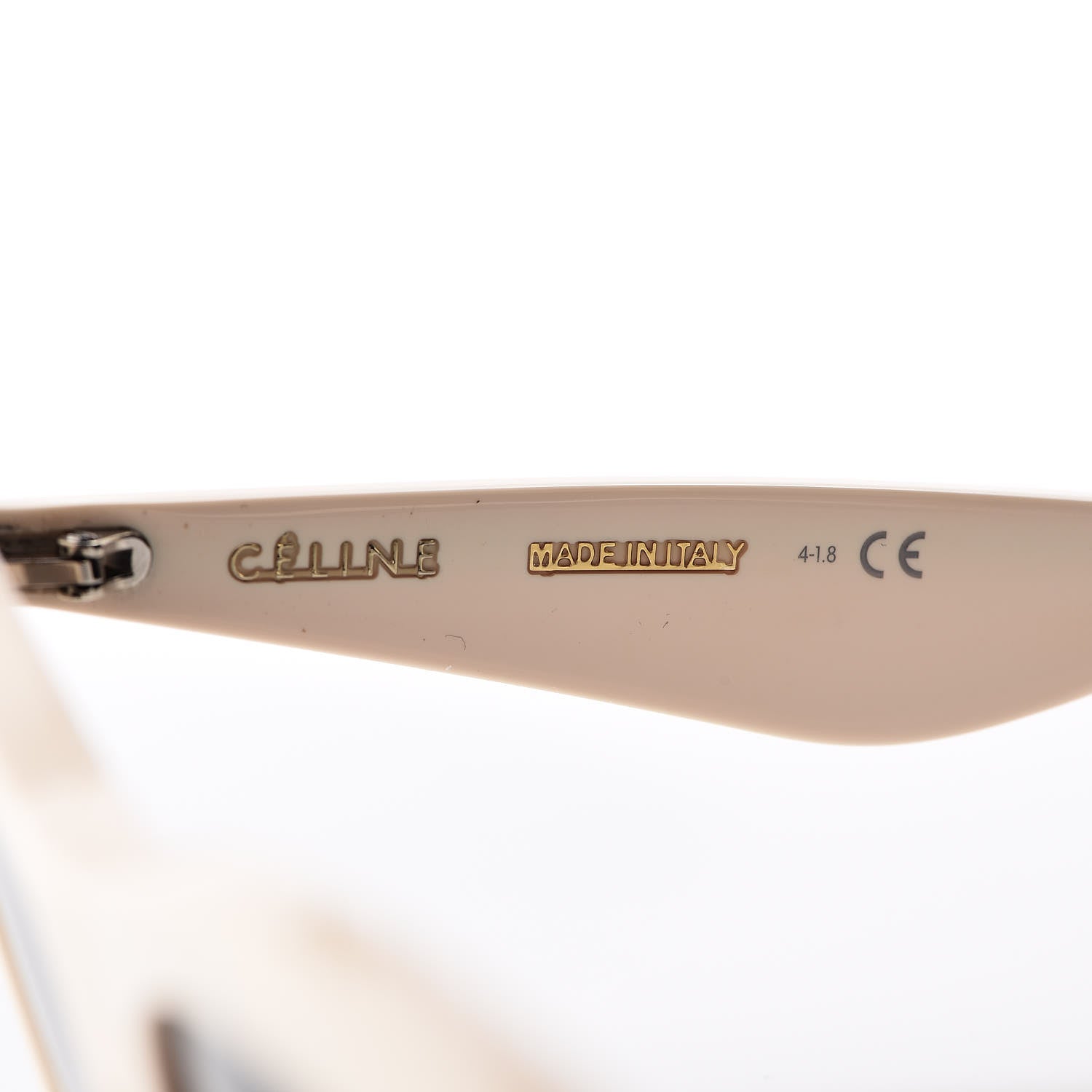 Celine Acetate Cat Eye Sunglasses CL40019I Ivory 7 of 9