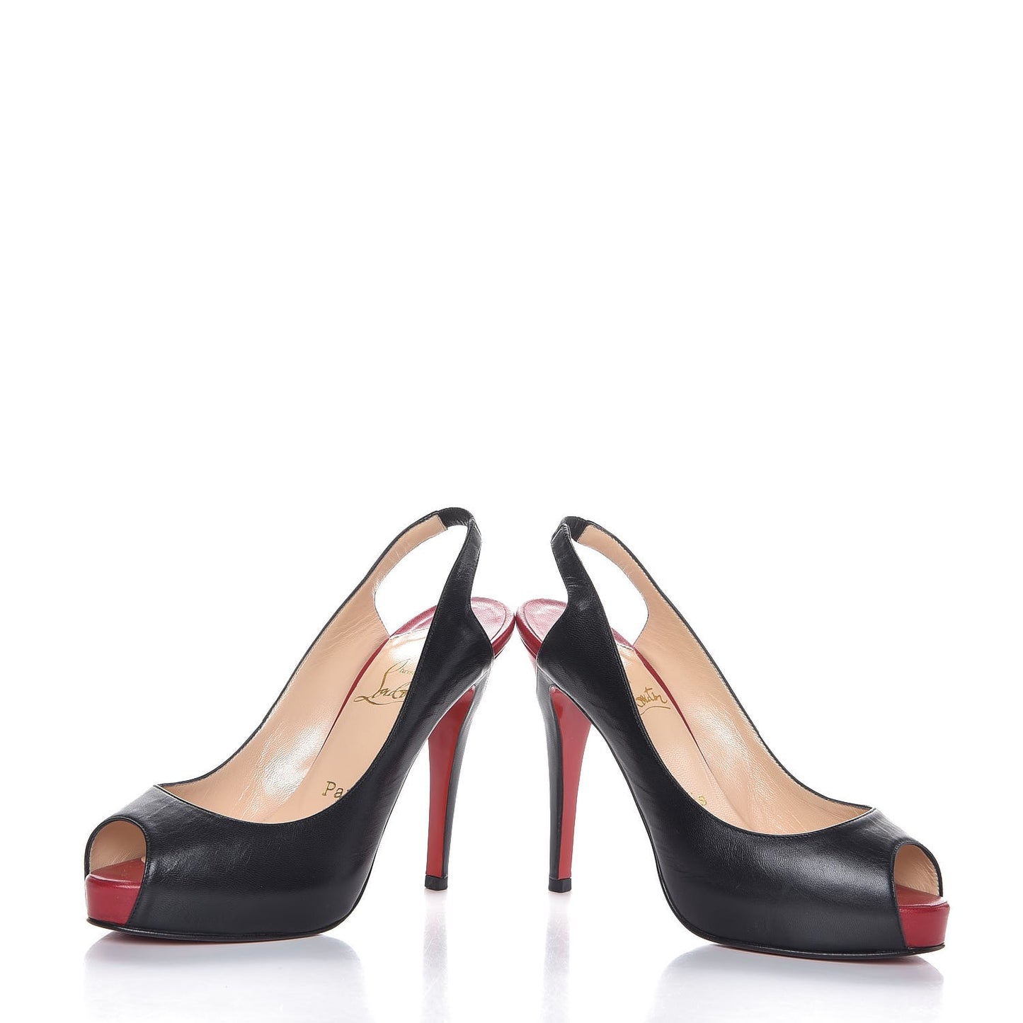 Nappa Architek 120 Pumps 36.5 Black Red