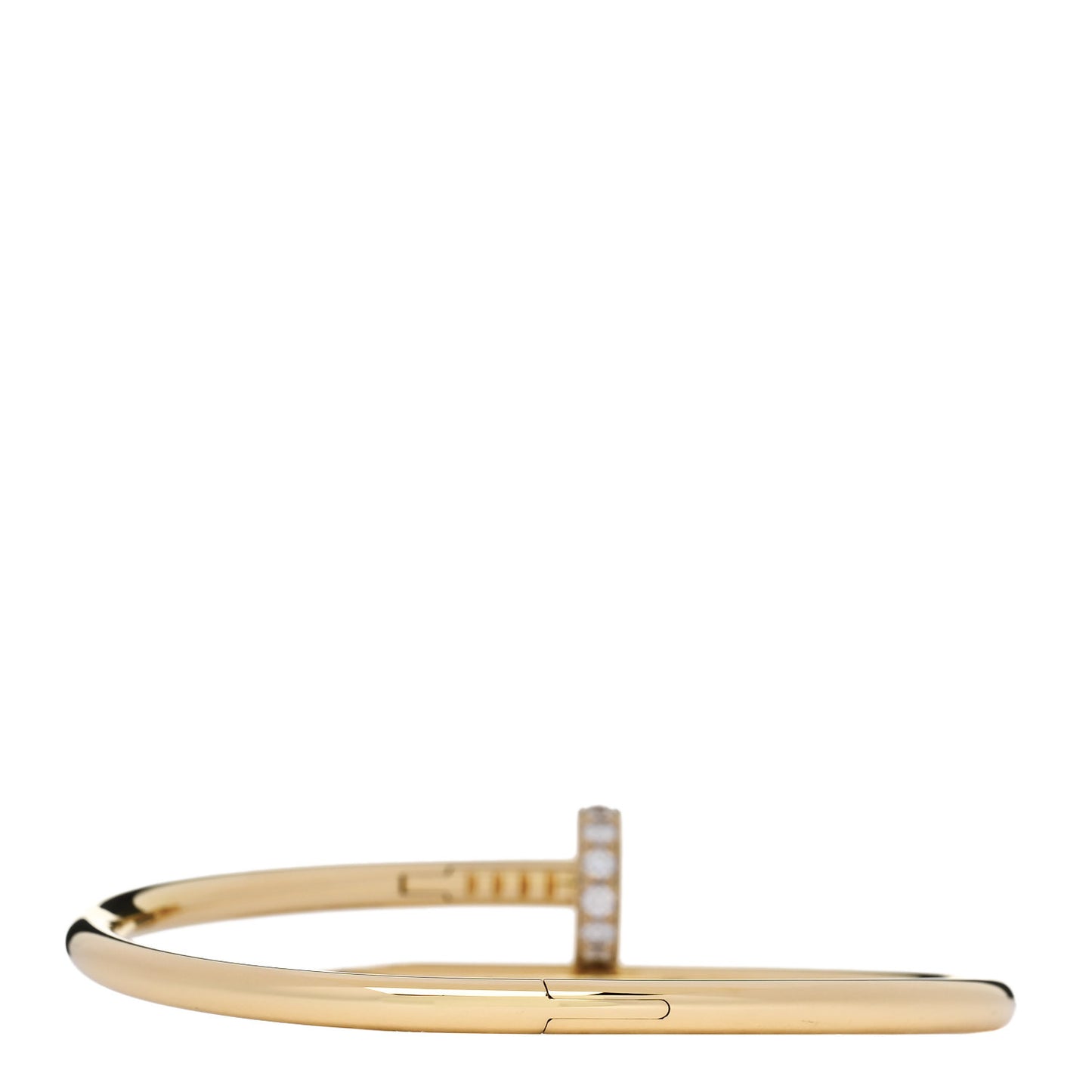18K Yellow Gold Diamond Juste Un Clou Bracelet 16