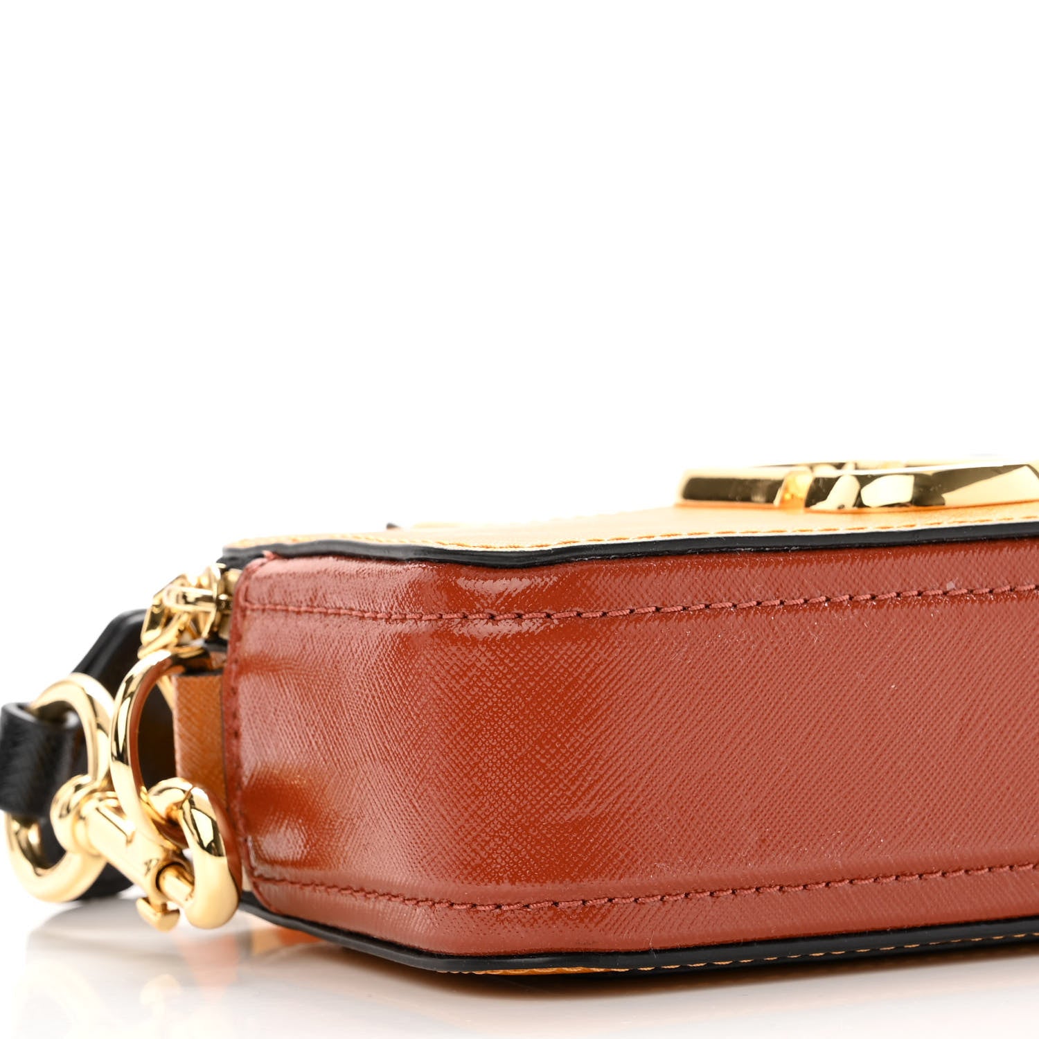 Marc Jacobs Saffiano Small Snapshot Camera Bag Yellow Multi 9 of 10