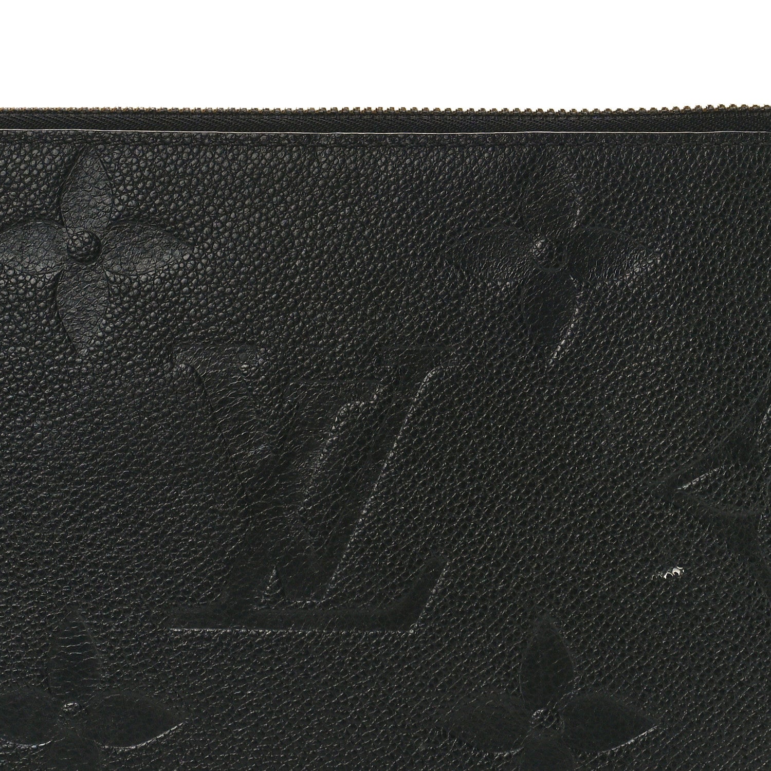 Louis Vuitton LOUIS VUITTON Empreinte Monogram Giant Neverfull MM Pochette Black 3 of 9