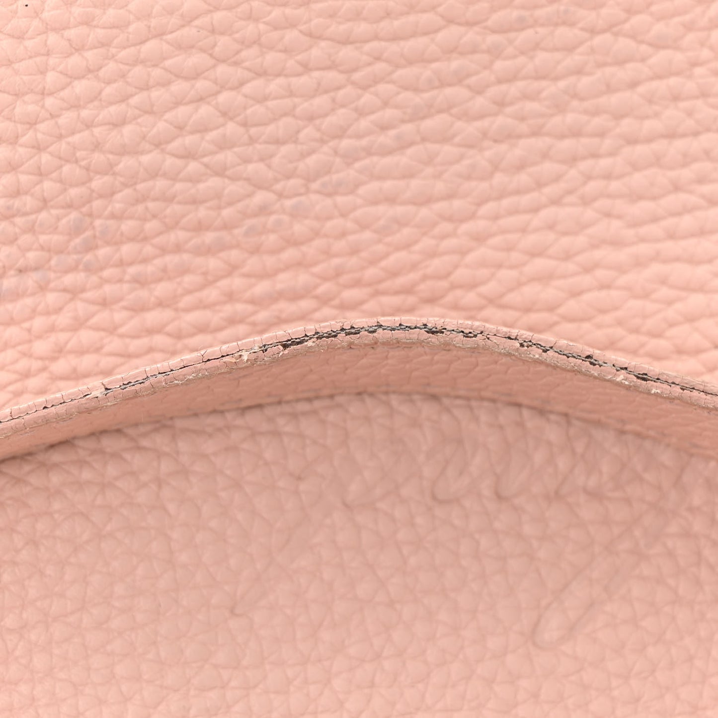 Grainy Calfskin Remington Tote Pale Ash Rose
