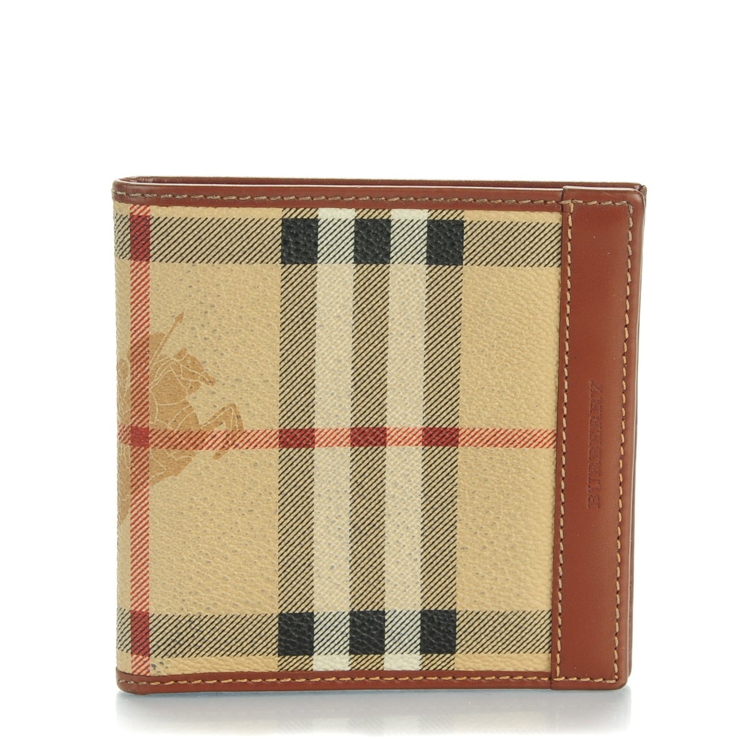 Haymarket Check Bi-Fold Wallet Brown