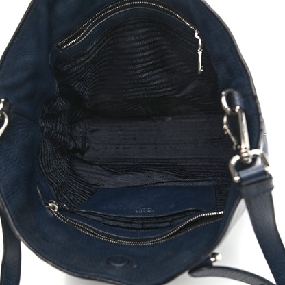 Prada Vitello Phenix Tote Baltico 4 of 14