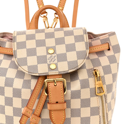 Louis Vuitton Damier Azur Sperone BB Backpack 6 of 14