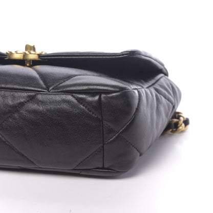 Chanel Goatskin Quilted Medium 19 Flap Black 9 of 14