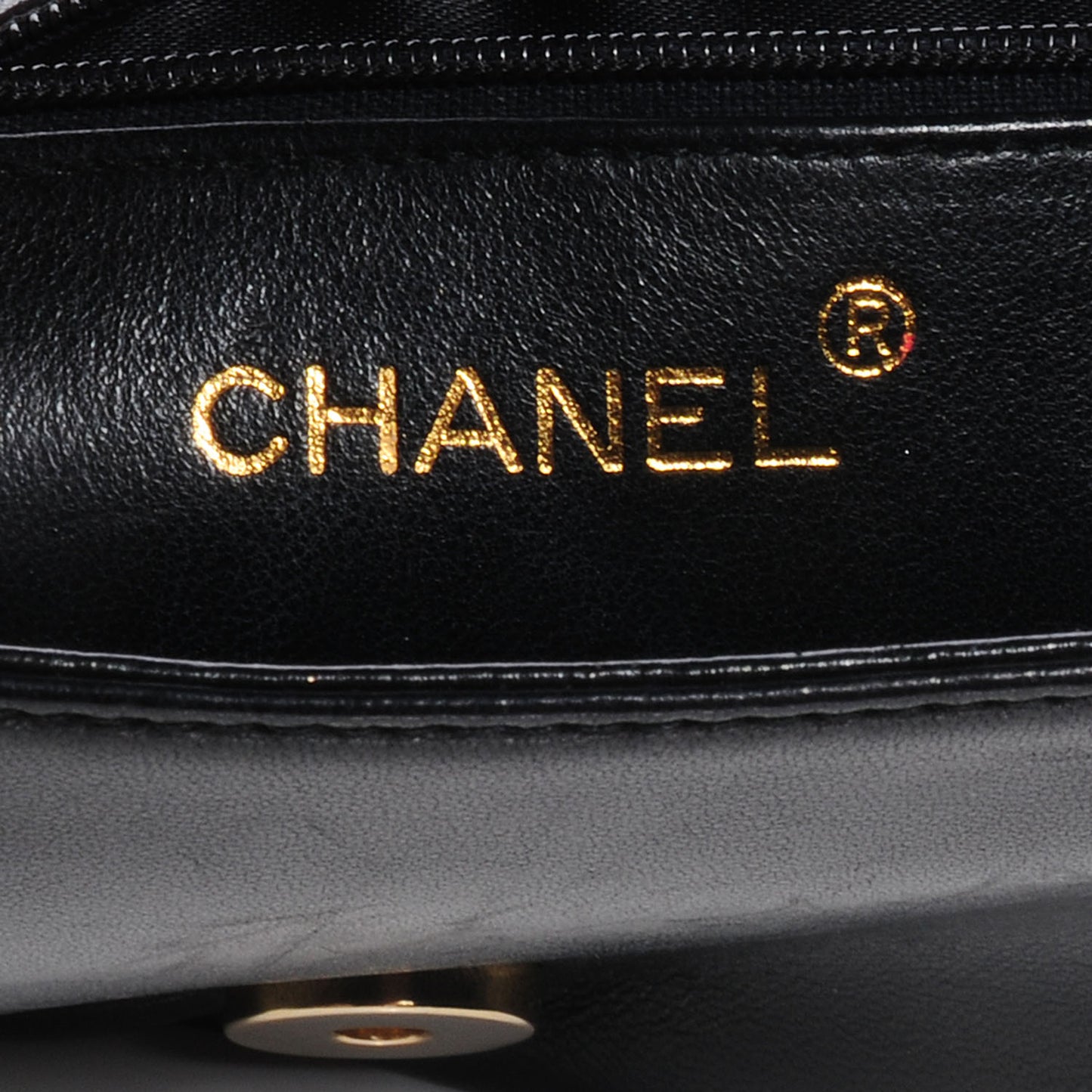 Lambskin Small Tassel Single Flap Black