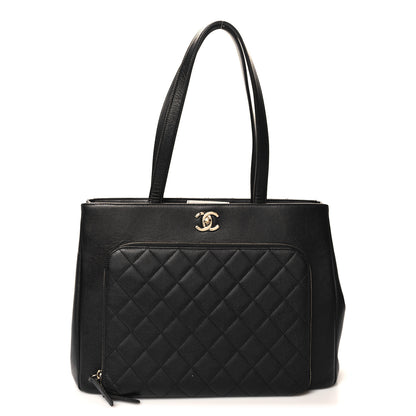 Chanel Caviar Quilted Large Business Affinity Shopping Bag Black 1 of 12