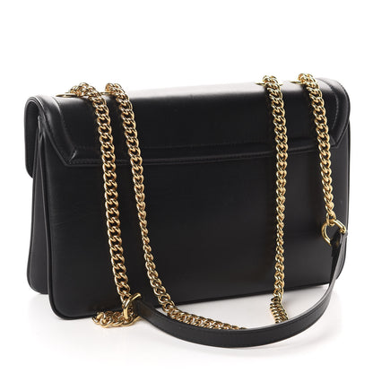 Gucci Vitello Palmellato Lux Crystal Medium Rajah Shoulder Bag Black 3 of 12