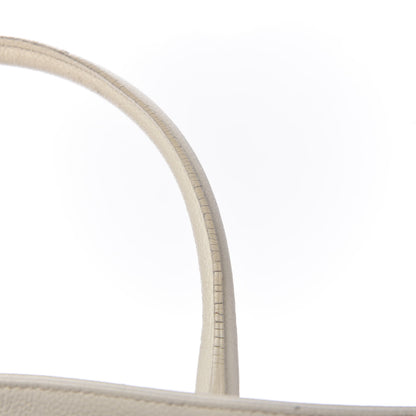 Chanel Caviar Cerf Executive Shopper Tote White 18 of 20