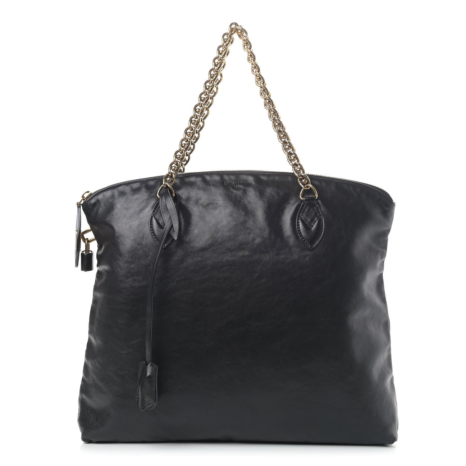 Louis Vuitton Cuir Boudoir Lockit Chain Black 1 of 7