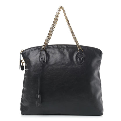 Louis Vuitton Cuir Boudoir Lockit Chain Black 1 of 7