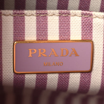 Prada Canapa Small Logo Tote Alabastro White 6 of 12