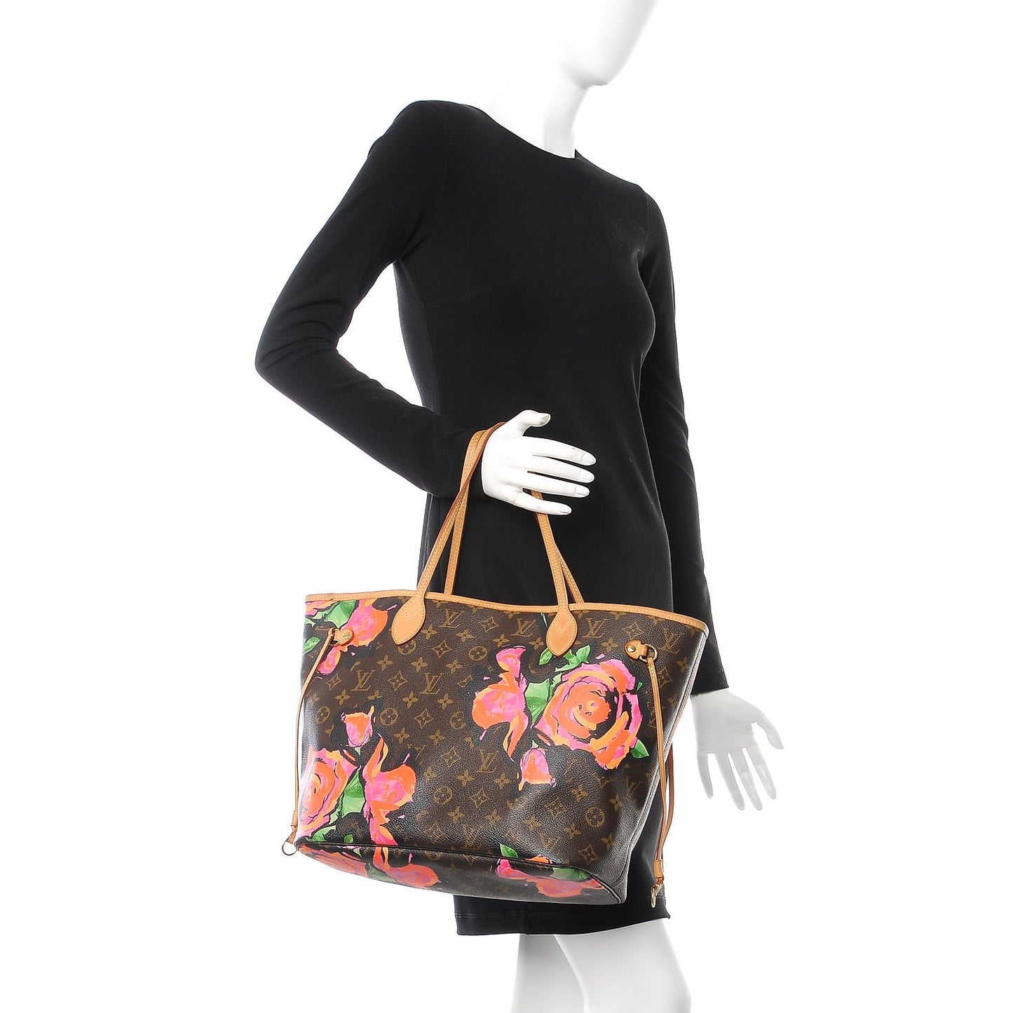 Monogram Roses Neverfull MM