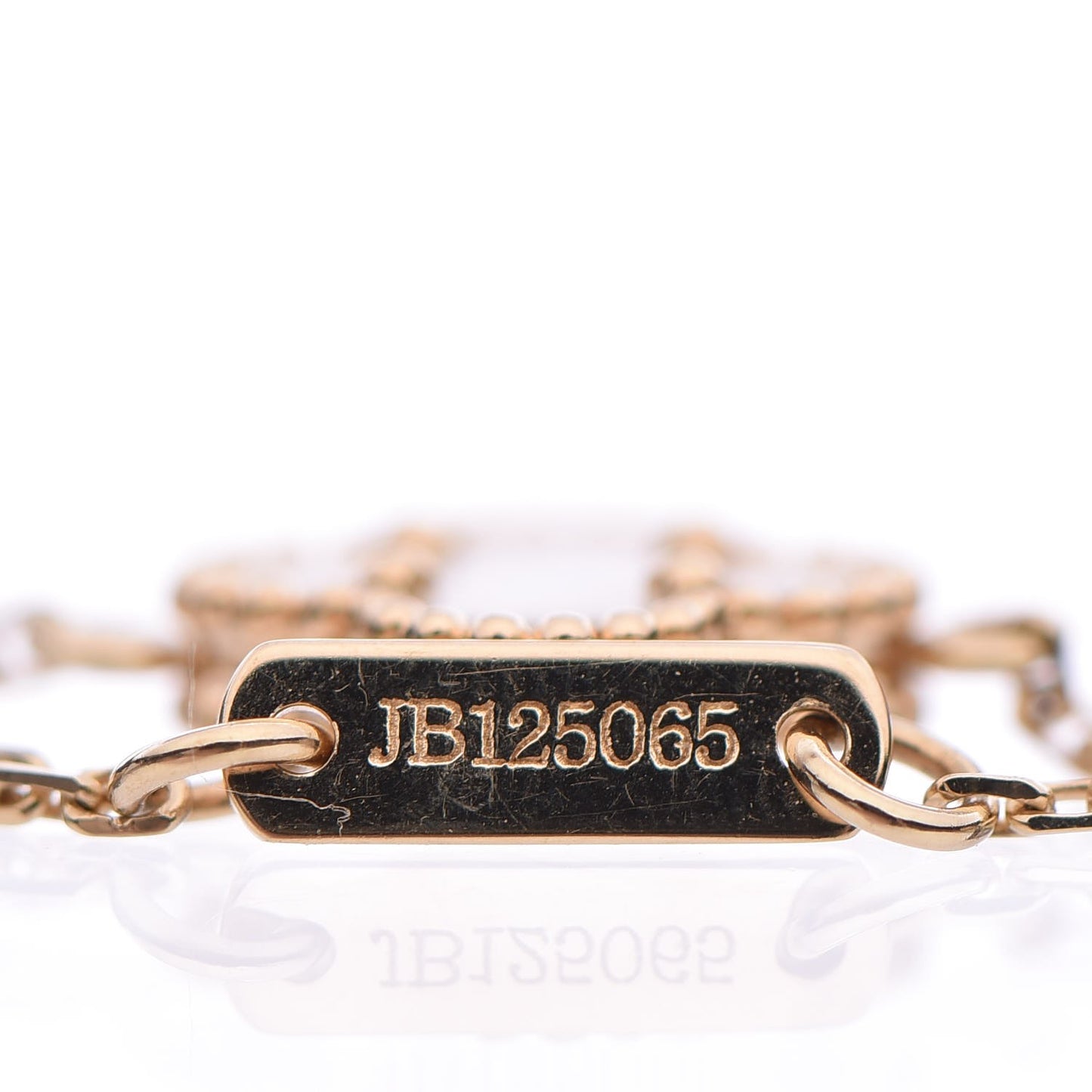 18K Yellow Gold Mother of Pearl Sweet Alhambra Bracelet