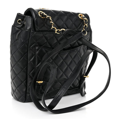 Chanel Lambskin Quilted Small Urban Spirit Backpack Black 3 of 11