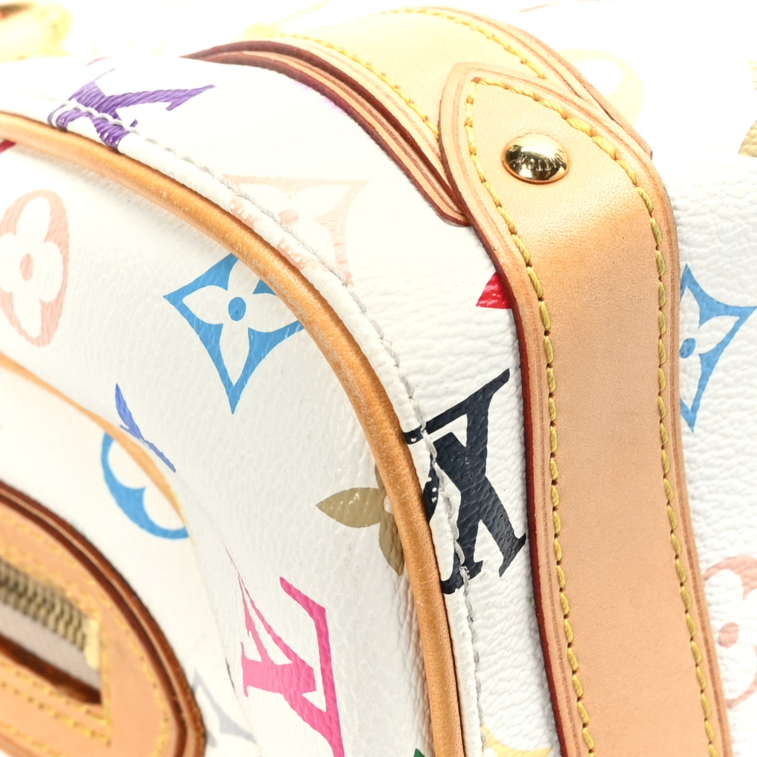 Louis Vuitton Monogram Multicolor Priscilla White 8 of 10