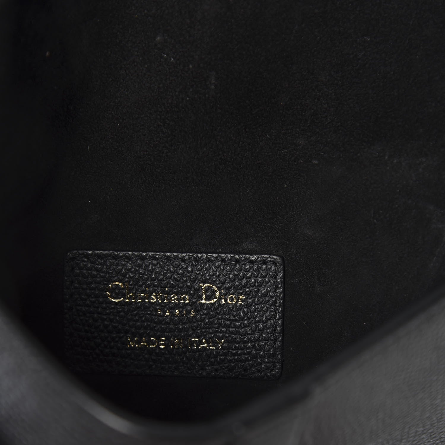 Christian Dior Calfskin Saddle Belt Bag Black 7 of 9