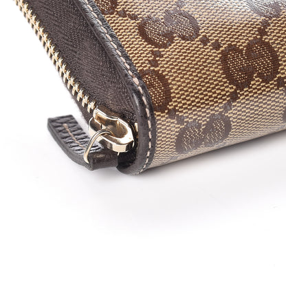 Gucci Crystal Monogram Zip Around Wallet Brown 8 of 10