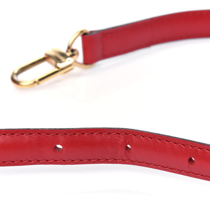 Louis Vuitton Calfskin 16mm Adjustable Shoulder Strap Red 9 of 9