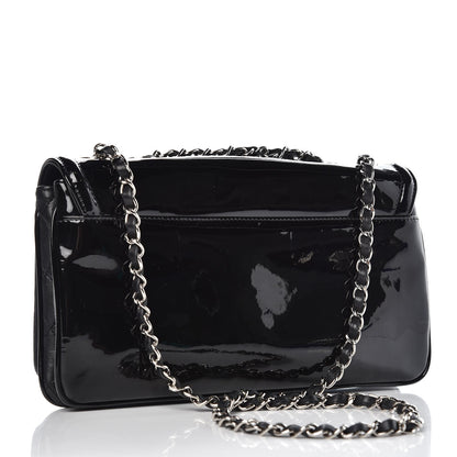 Chanel Vinyl Lipstick Flap Black 3 of 7