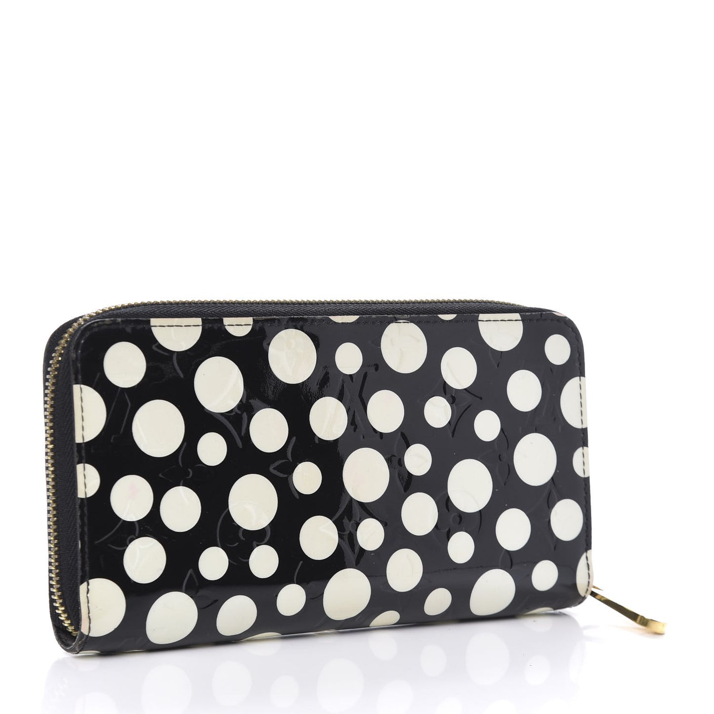 Vernis Kusama Infinity Dots Zippy Wallet Black