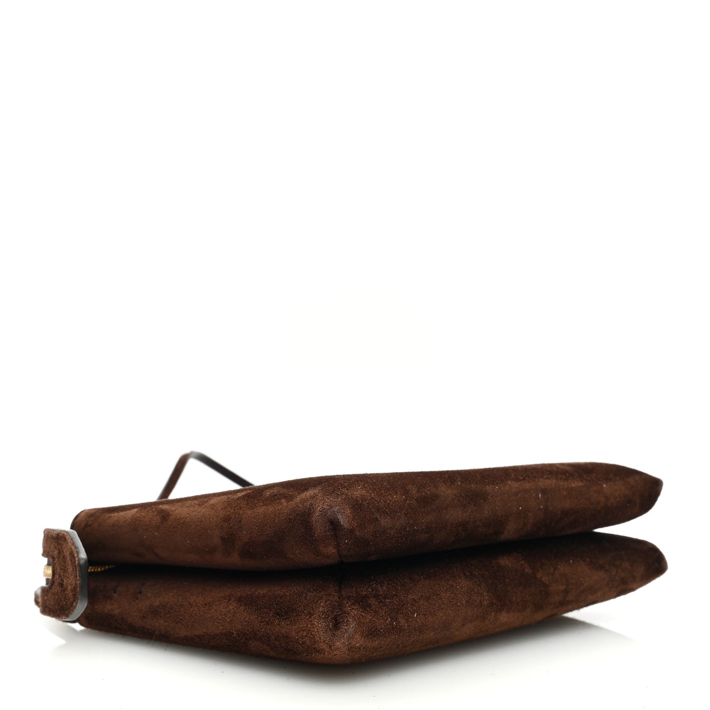 Suede Calfskin Mini Nu Twin Bag Mocha