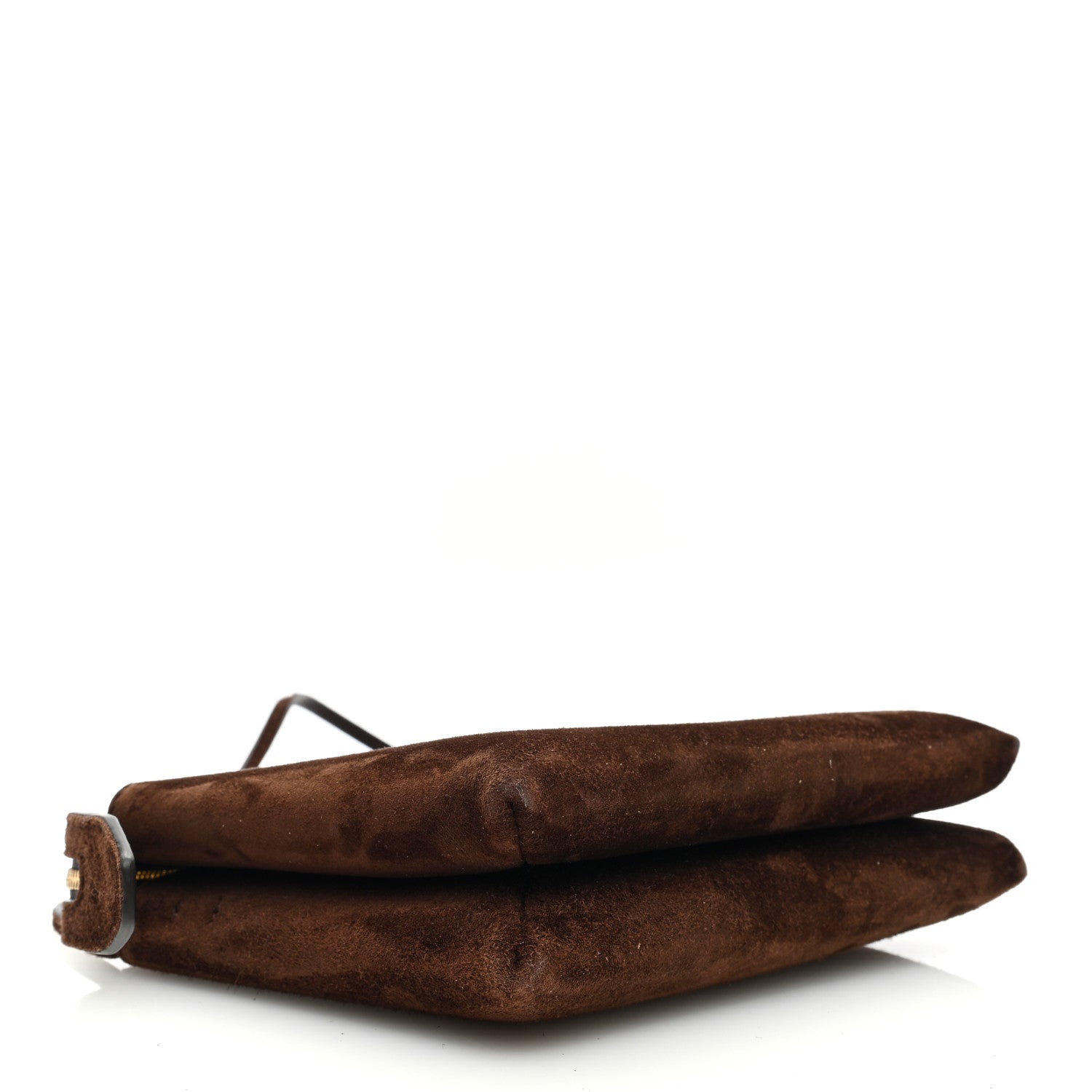 The Row Suede Calfskin Mini Nu Twin Bag Mocha 4 of 10