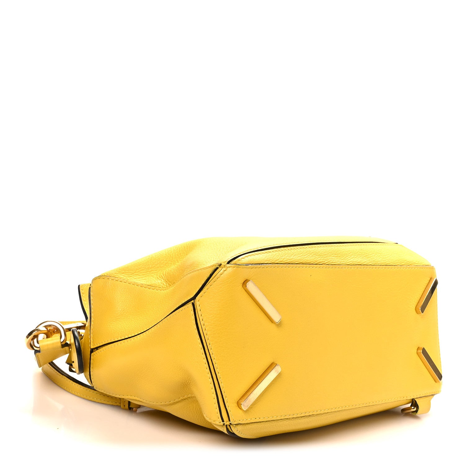 Loewe Calfskin Small Puzzle Bag Yellow 1887430 – FASHIONPHILE