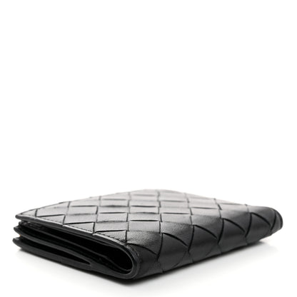 Bottega Veneta Nappa Intrecciato Medium Bi-Fold Zip Wallet Black 4 of 7