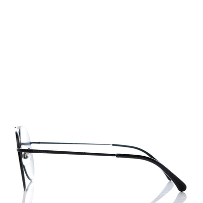 Chanel Aviator Metallic Pilot Sunglasses 4231 Black 3 of 8