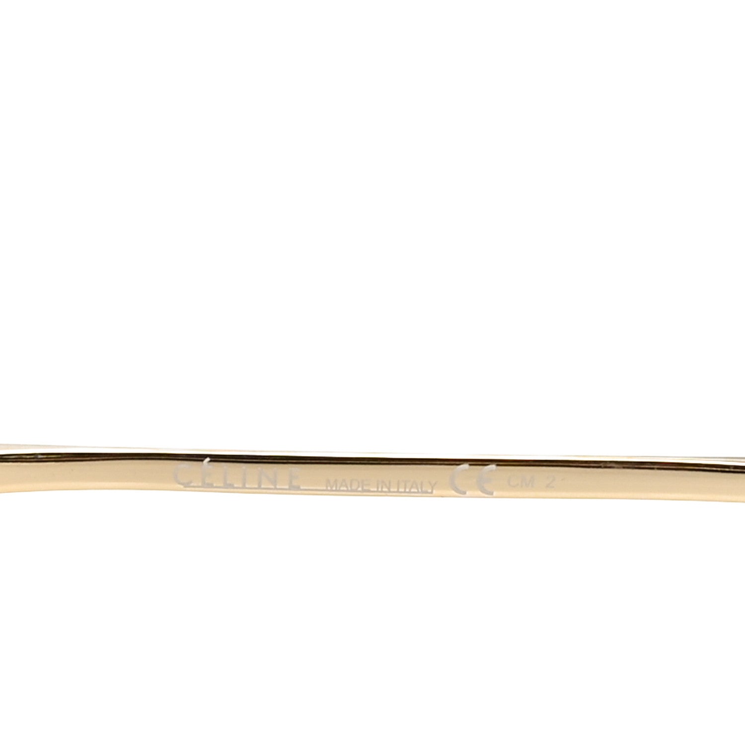 Celine Metal Sunglasses CL 41808/S Gold 5 of 7