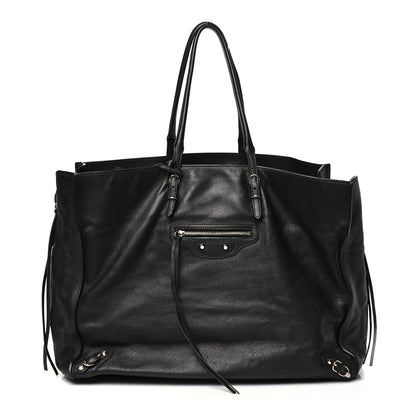 Balenciaga Supple Calfskin Papier A4 Zip Around Tote Black 1 of 13