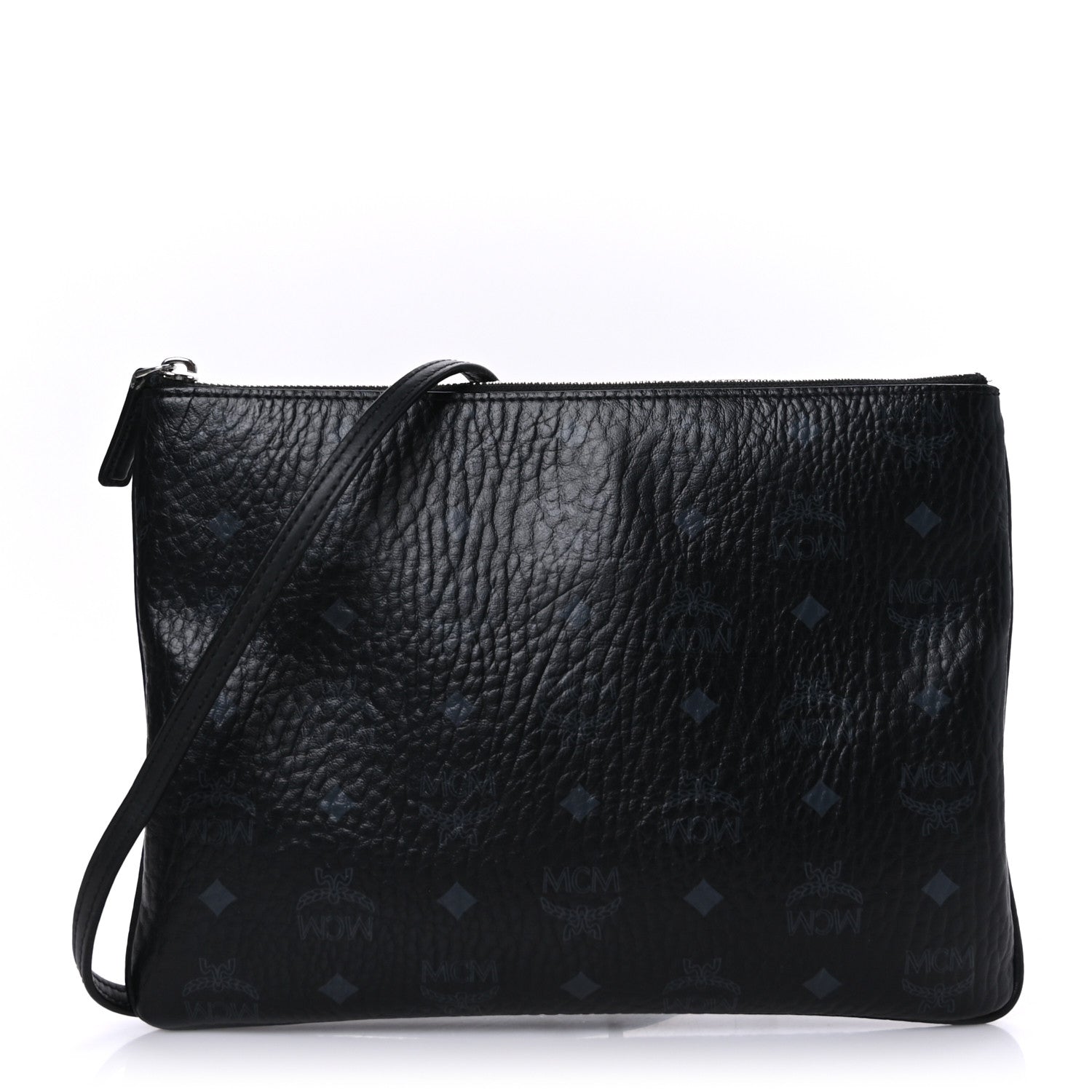 MCM Visetos Original Medium Pouch Black 1 of 8
