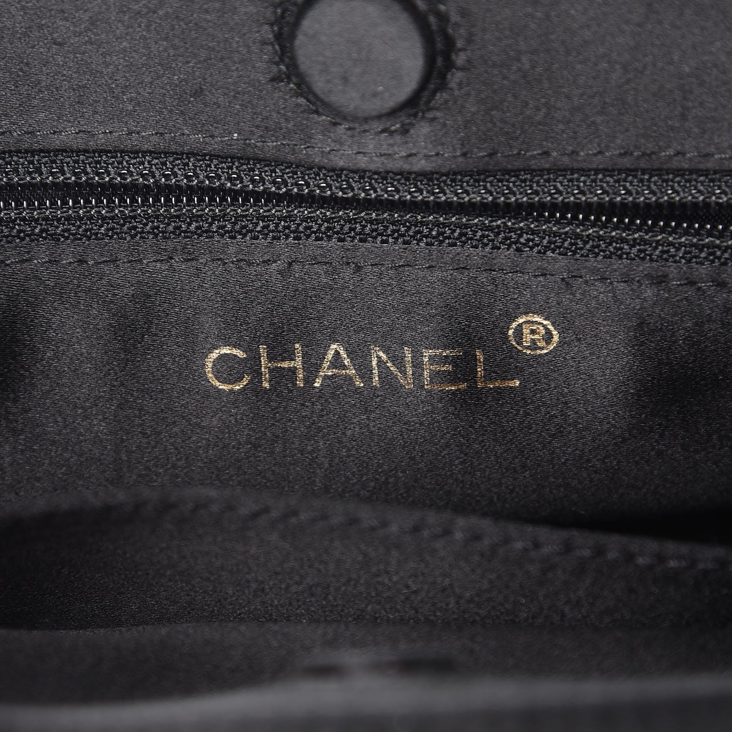 Chanel Satin Evening Bag Black 6 of 9