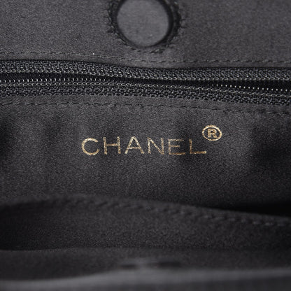 Chanel Satin Evening Bag Black 6 of 9