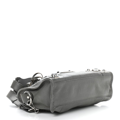 Balenciaga Chevre Silver Metallic Edge Hardware Mini City Gris Acier 4 of 9