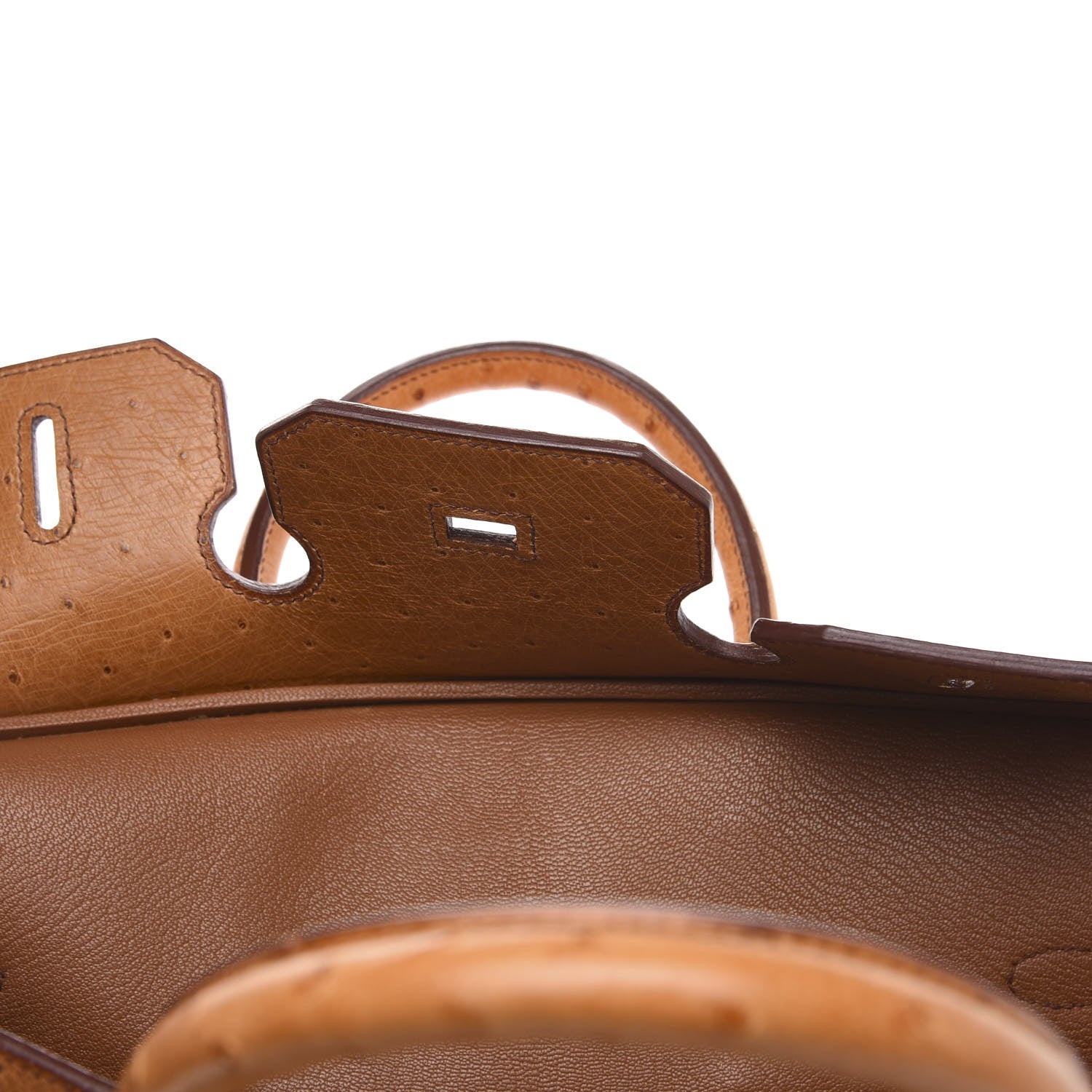 Hermes Ostrich Birkin 35 Gold 16 of 27