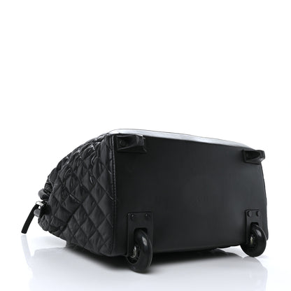 Chanel Nylon Quilted Coco Cocoon Trolley Black 3 of 10