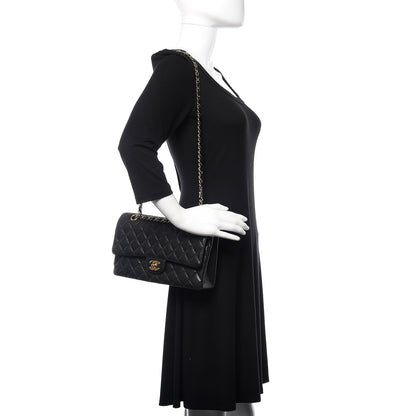 Chanel Caviar Quilted Medium Double Flap Black 2 of 10